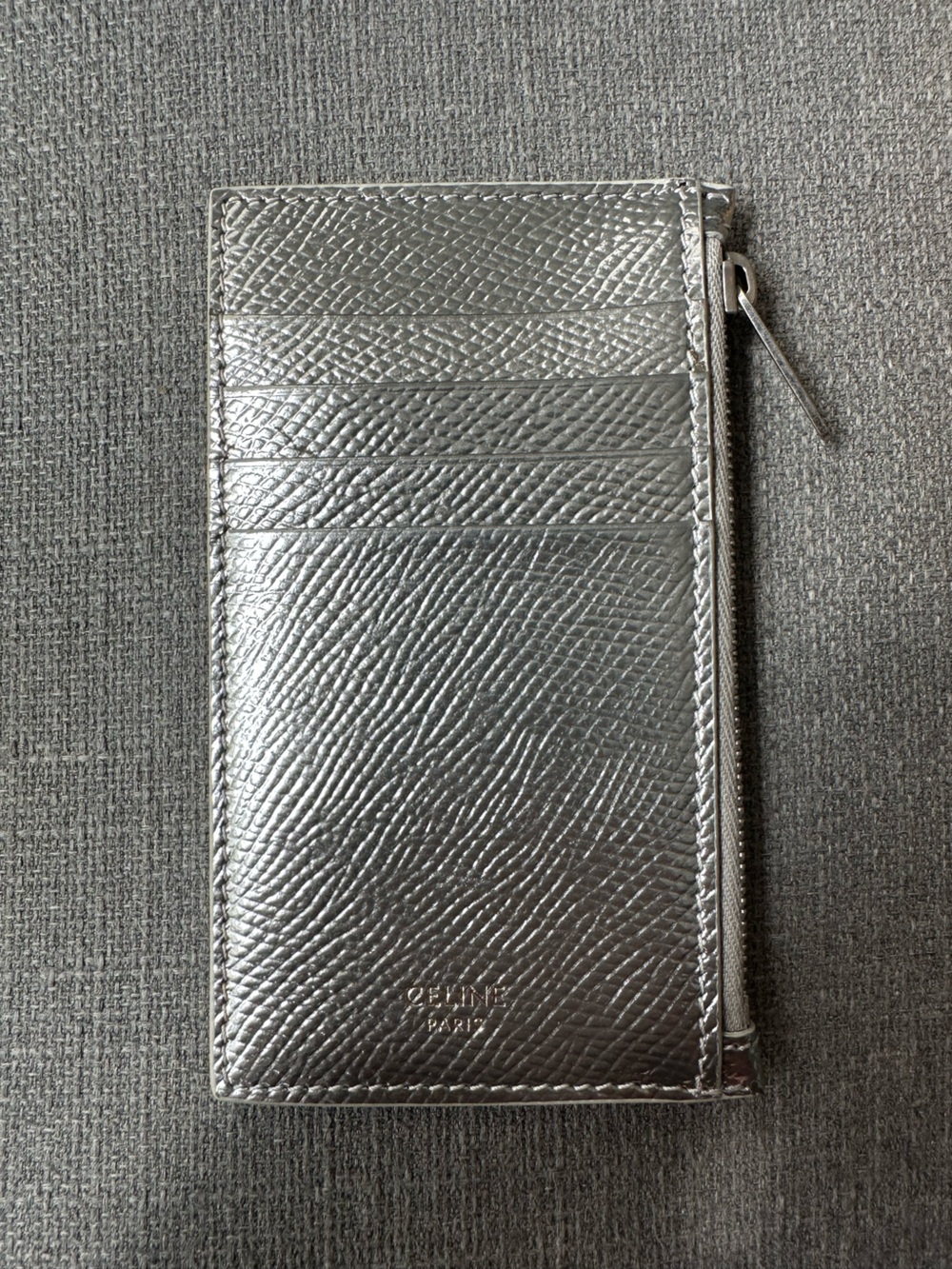 Celine Zipped Compact Card Holder